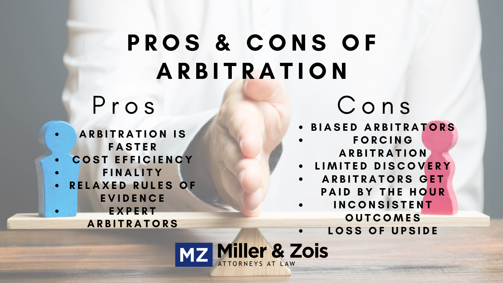 pros cons arbitration