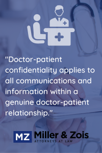 doctor patient confidentiality