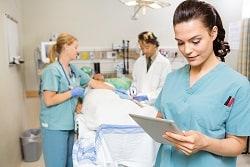 Patient in hospital