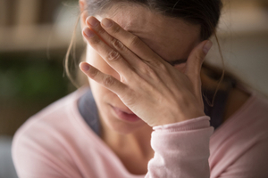 Distressed Young Woman