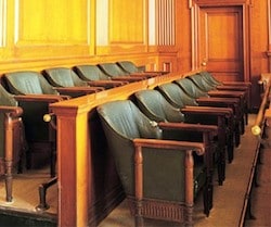 Jury box